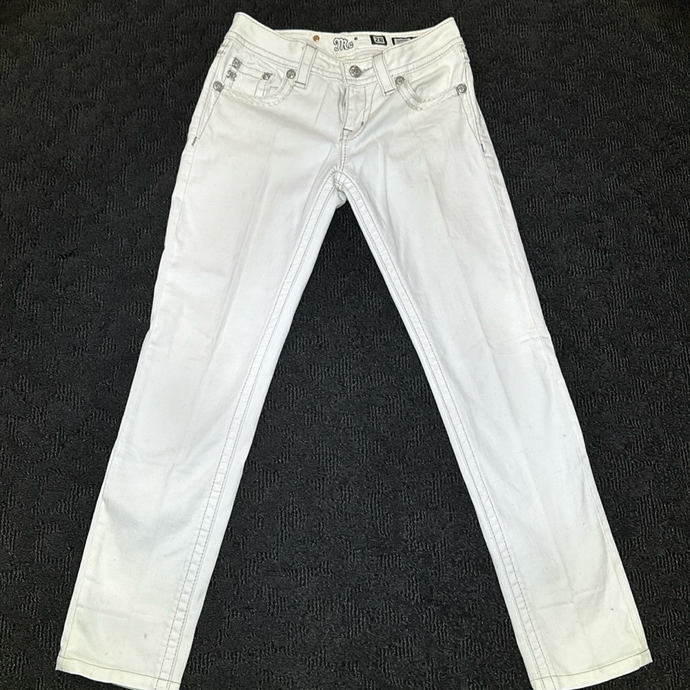 Miss Me jeans, size 28 signature skinny